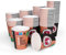 Inoverse Pack of 50 Paper Cups, Disposable Coffee to Go Cups, 12 oz - 300 ml, Coffee to Go Cups Cardboard, Diameter 90mm, Espresso Cups for Tea, Leak-Proof Drinkware for Hot & Cold Drinks