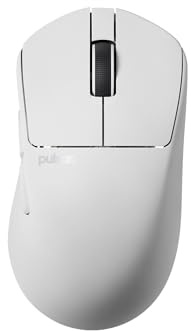 Pulsar Gaming Gears X3 Crazylight Wireless Gaming Mouse, Mini, Uyuni White