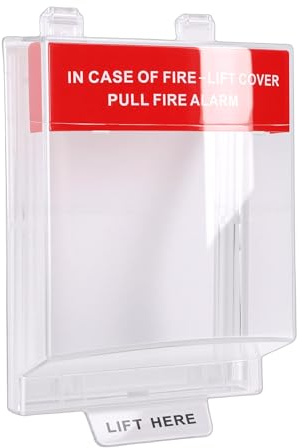 JAOCDOEN Fire Reminder Cover Pull Station Manual Emergency Call Point Protective Button Guard Fireproof Safe Switch Protector