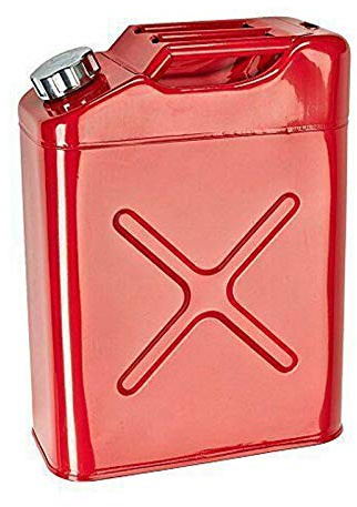 20L 5 Gallon Steel Fuel Gasoline Petrol Diesel Jerry Can Tank Container Backup (1)