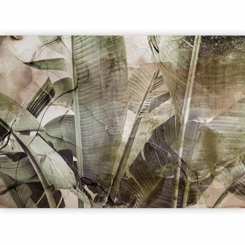 murando - Carta da parati tropicale Foglie 400x280 cm Fotomurali in TNT Murale alla moda Decorazione da Muro XXL Poster Gigante Design Carta per Pareti Pianta Giungla Natura come dipinto b-C-0776-a-a
