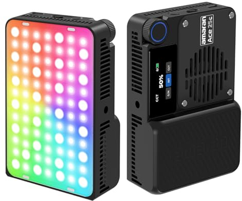 Amaran Ace 25c RGBWW LED Video Light Pocket Creator Light