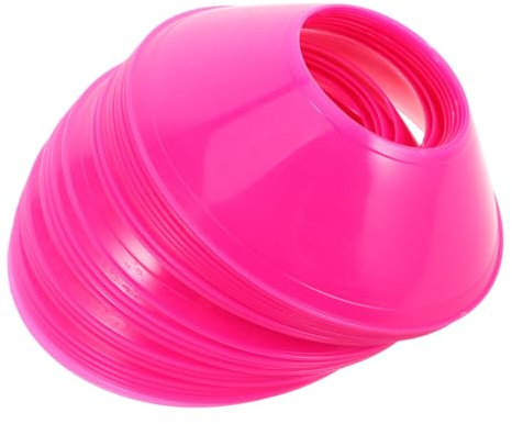 SOPOTUTU 20Pcs Football Training Cones Flat Marker Discs for Soccer Drills Sports Agility Cones for Basketball Skating Indoor and Outdoor Field Marking