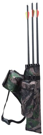 MOTHNUR Portafrecce Sospeso per Tiro Arco da Caccia, Borsa da Cintura in PVC e Oxford Mimetico, Grande capacità Fibbia Regolabile per Avventure Outdoor e Allenamento