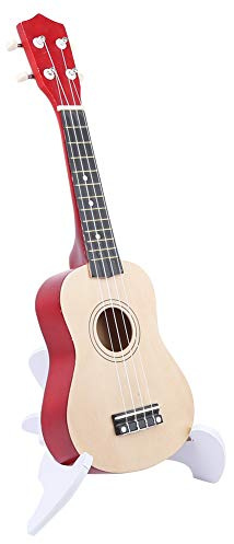 Tomedny Portable Ukulele Stand, Ukulele Stand Floor Folding Guitar Stand Holder Violin Holder Rack for Small Guitar Mandolins Violins Banjo white