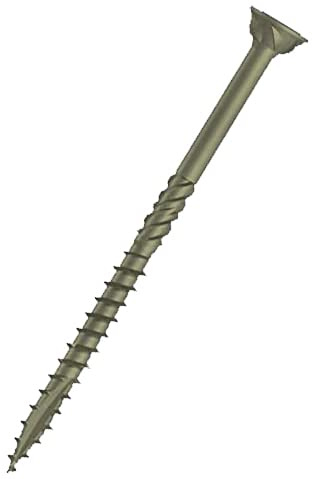 5mm Universalskruvar Träskruvar Självgängande Torx med högt Korrosionsskydd C4 Universell Användninghe Pozi Platthuvud (Låda med 100 st) Storlek: 5mm x 90mm