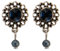 Alpenflüstern Trachten-Ohrstecker Helena - Damen-Trachtenschmuck, Trachten-Ohrringe (blau) DOR052
