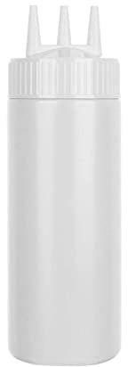 3-nozzles Squeeze Sauce Bottles Sauce Seasoning Pots Salad Bottles Squeeze Bottles Bottles Salad Bottles