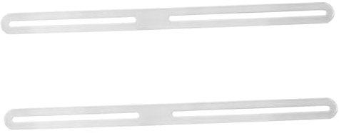 KONTONTY Juego De Soportes Para Barrera De Puerta 2 Piezas Soportes De Metal Para Buzón Uso Versátil Para Puertas Y Vallas