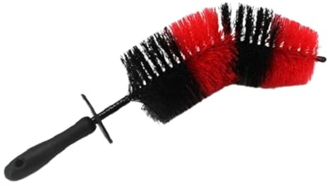 VALICLUD Cepillo De Rueda y Limpiador De Llantas Grande Cepillo para Buje De Rueda Cerdas Densas Herramienta para Lavado De Coches Uso Ergonómico para Limpieza De Neumáticos