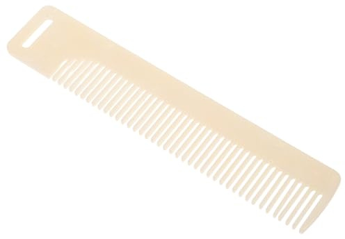 Hemobllo Peigne à Dents Larges Antistatique Acétate pour Cheveux Fins et Épais Outil de Coiffure Compact et Démêlant