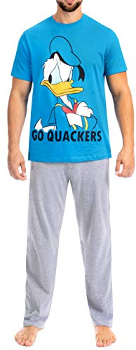 Disney Herren Schlafanzug Donald Duck Blau X-Large