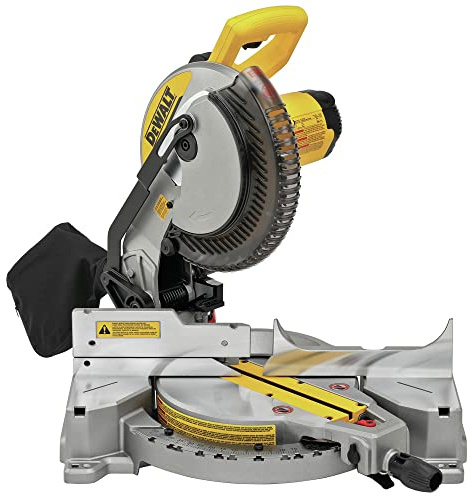 DEWALT Miter Saw, Single Bevel, Compound, 10-Inch, 15-Amp (DWS713)