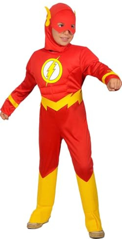 Ciao- The Flash costume travestimento bambino originale DC Comics con muscoli imbottiti