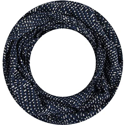 Majea Loop Schal Damen Schlauchschal Halstuch schmaler Loopschal (880050) (blau 1)