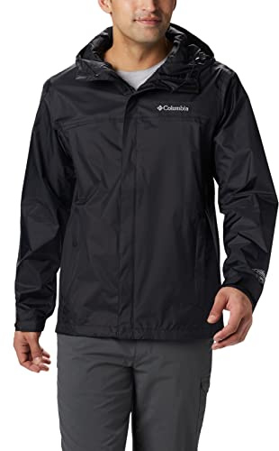 Columbia Watertight 2 Jacket, Chaqueta impermeable para la lluvia Hombre, Black (former collection), S