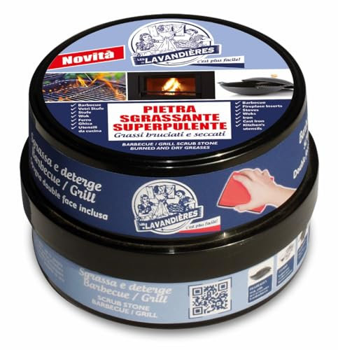 Pietra sgrassante superpulente Les Lavandieres grassi bruciati e seccati per barbecue vetri stufe ferro ghisa utensili da cucina