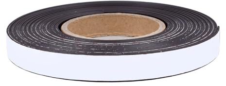 Respicefinem Magnettejp 10m starkt självhäftande baksida Blackboard Kylskåp DIY Craft Magnetbandsremsa för hemslöjdsbutik