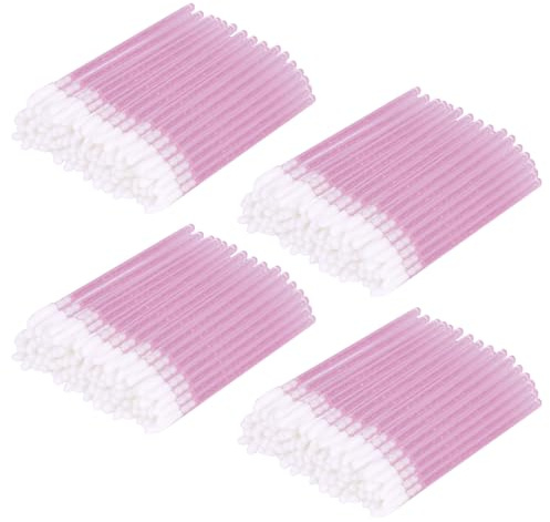Alaoo 200pcs Monouso Pennelli Labbra, Applicatore per Rossetto in Cristallo