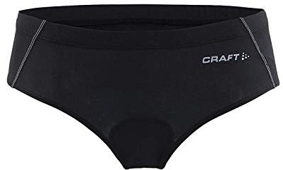 Craft Greatness Bike Hipster W | Cykelunderbyxor dam vadderade | dam cykelsport underkläder | ventilerande cykelbyxor (storlek XS-3XL), svart