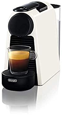 De'Longhi Nespresso Essenza Mini | EN 85.W Kaffeekapselmaschine | Gratis Welcome Set mit 16 Nespresso Kapseln | 19 bar Pumpendruck | Kleine Stellfläche | Weiß