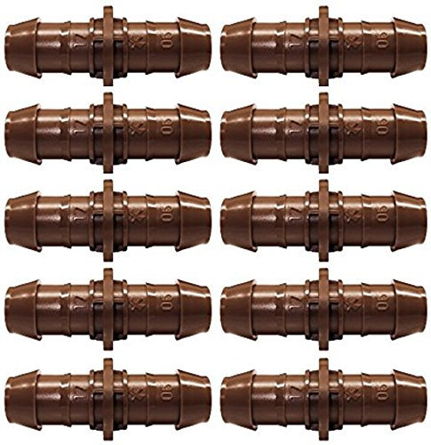 Rain Bird Verbinder XFF gerade für XF XFS und 17 mm PE-Rohr, 10 Stück