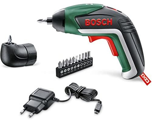 Bosch Akkuschrauber IXO Generation V, 1.3E+3 rpm, 5 Volt, 10 mm, DIY auf engstem Raum, Kunststoff, Lithium-Ionen-Akku, Schraubendreher, Schrauber
