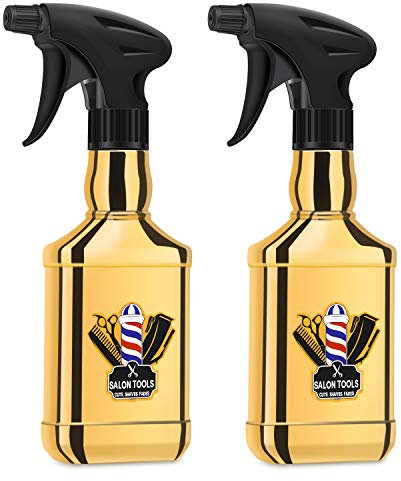 Segbeauty 2 Stücke Barber Wasser-Spray-Flasche, 8,79 Unzen 260ml Haar Mist Flaschen Spray, Einstellbarer Sprühflasche mit feinen Nebel zu Stream-Einstellungen, nachfüllbar Herr für Hair Styling, Salon