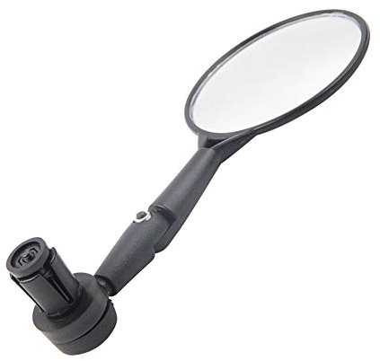 KOBONA Espejo retrovisor para bicicleta, 1 pieza, espejo retrovisor para bicicleta, giratorio 360 grados, para bicicleta eléctrica, adecuado para todo tipo de bicicletas, bicicletas de ciudad,