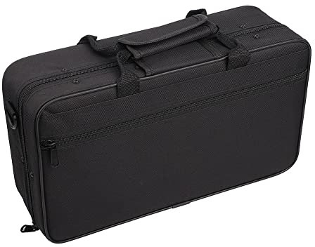Klarinettenkoffer Tragbarer Klarinetten B# Klarinettenkoffer Bb Klarinettenkoffer Tasche mit Schaumstoff Gepolstert Verstärktes Oxford Gewebe für Klarinette