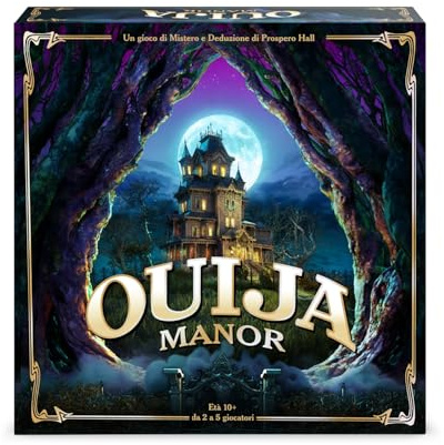 FUNKO Games - OUIJA Manor - Gioco con Tavola Ouija Collaborativo - Risolvi il Mistero Chiedendo allo Spirito - Gioco in Scatola - da 2 a 5 Giocatori - Dai 10 Anni