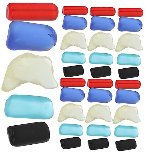 JUMPLAWN Graviers pour Aquarium Aquarium Galets Noirs Sable pour Décoratif Résistant Décoloration Convient Décoration