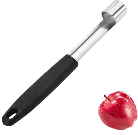 IEBTAWN 1 Pieza Descorazonador De Manzanas, Removedor De Descorazonadores De Manzanas, Hoja De Acero Inoxidable Dentada, 18 Cm