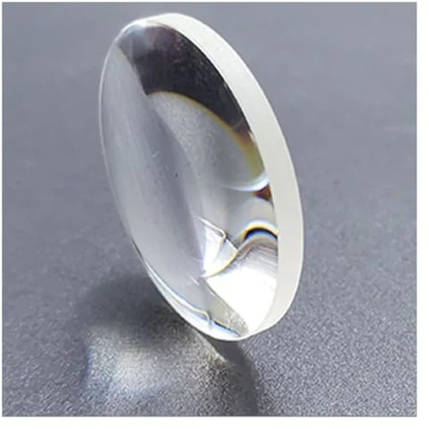 Optiska glaslinser 20 mm 28 mm 30 mm 42 mm 44 mm 45 mm 50 mm 58 mm K9 optisk dubbelkonvex lins längd 40 50 150 200 mm (D50 F200 C4.9 E2)