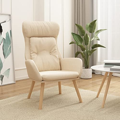 Frdhee Sillón reclinable individual de masaje, sillón de televisión, sillón de relax, color crema, para salón, moderno, ergonómico