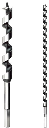 Mèche à bois hélicoïdale type Lewis 6-32 mm, taille 16 mm, couleur 230 mm