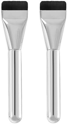 HSAJS Foundation Pinsel Flacher Foundation Pinsel Seamless Magic Kabuki Make up Pinsel Liquid Makeup Brush für Mischflüssigkeit Blend Concealer mit Aufbewahrungsbox (01)