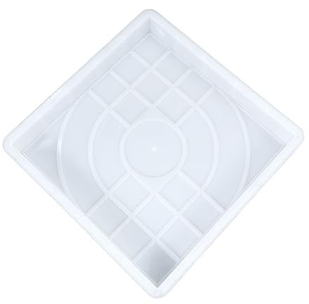 BESPORTBLE Stampo Per Mattoni Da Sentiero in Plastica 25 * 25 * 4 Cm Per Accessori Per Edilizia Stampo Fai Da Te Per Pavimentazione Esterna Design e Per Percorsi e Marciapiedi