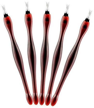 HAPINARY 40piezas Corta Cuticulas Profesional Quita Cutículas Herramientas De Manicura Empujador De Muerta Kit De Recortador Para