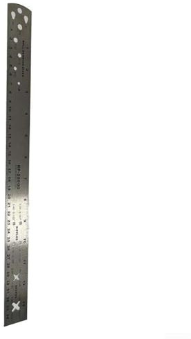 Herramienta de medición de radios de acero inoxidable de 34 cm para una precisión de medición fiable