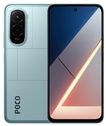 XIAOMI POCO M7, Smartphone 6+128 Go, écran FHD+ 144 Hz de 6,9 Pouces, Snapdragon 685, Double caméra AI 50 MP, 7000 mAh,Chargeur Non Inclus (Blue, 6+128G)