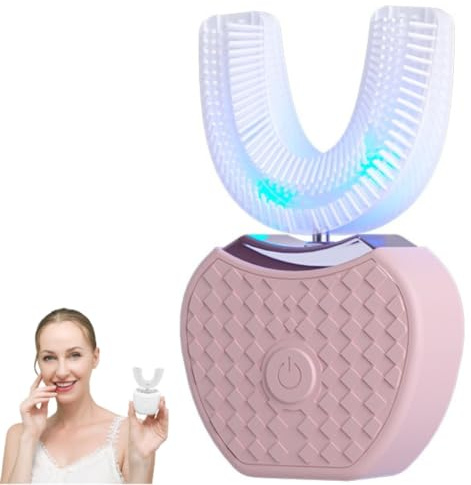 Brush - Brosse À Dents Automatique SensePro Brosse À Dents Électrique Électrique À 360° À Ultrasons Pour Adulte (Rose)