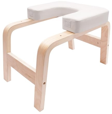 TaNeHaKi Yoga Headstand Stool,Invert Chair With Pu Pad,Headstand Trainer Bench,Loading 200kg,Inversion Equipment,Footstool,Shoe Bench