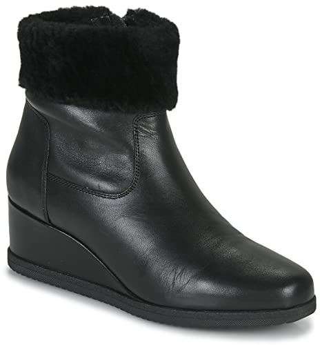 Geox Donna D Anylla Wedge G Stivaletti Donna, Nero (Black), 40 EU