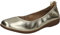 Josef Seibel Damen Klassische Ballerinas Fenja 01,Weite G (Normal),Ausgehschuhe,Abendschuhe,Slip-ons,Freizeitschuhe,Pumps,Gold,41 EU