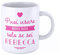 New Indastria Tazza Mug personalizzata con nome Rebecca - puoi usare questa tazza solo se sei...