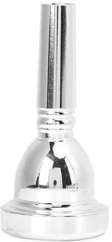 Mundstück für Tenorposaune, Großer Schaft, 12,7 Mm, 5G TR-03 – Stabiler und Schöner Klang – Notwendiges Zubehör für Posaunisten (SILVER)