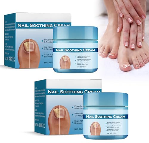 2 Pezzi Crema Nutriente Cura Unghie, Gel Di Riparazione Unghie Piede Reparaturcéme Gel Di Riparazione Unghie, Crema Unghie Per Unghie Danneggiate, Spaccate E Fragili, Rigenerante
