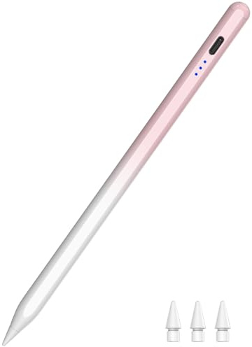 HATOKU Stylus Pen for Apple iPad 2018-2026 for Note Drawing Pink White