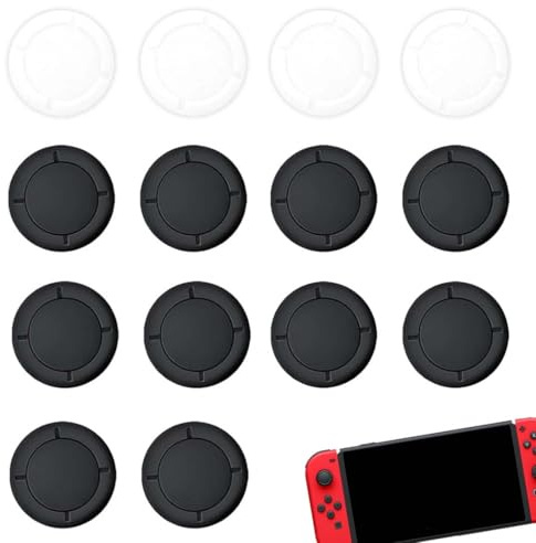 ZENQARI 14 di Accessori per Controller PS5, Cuscinetti Analogici in Silicone per Joy-Con Switch, Anti-Sdrucciolo e Anti-Usura per Giochi Competitivi